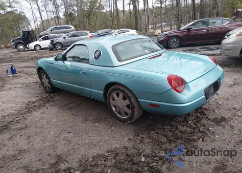 2002 Ford Thunderbird из США, поврежденный, VIN 1FAHP60A62Y129865
